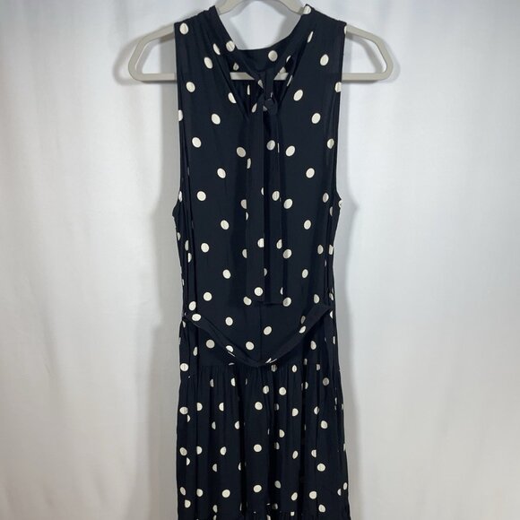 J. Crew Dresses & Skirts - J.CREW Women's Drapey Tiered Dress Black Polka Dot